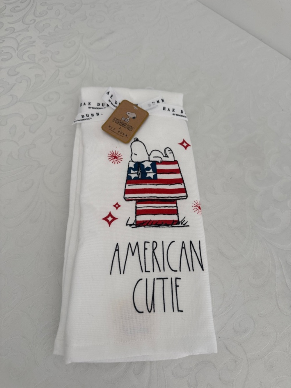 🇺🇸Peanuts X Rae Dunn Patriotic Kitchen Towels